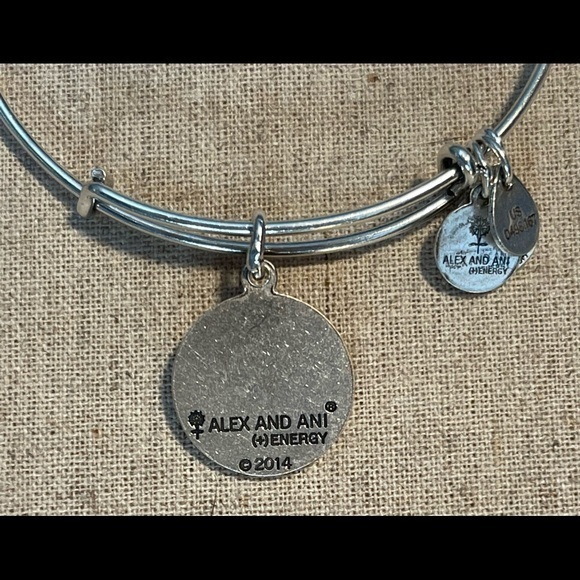 ALEX & ANI Because I Love You silver charm bracelet. BOGO. Send bundle offer. - Picture 2 of 3